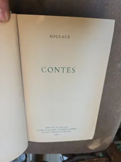 Contes - Boccace