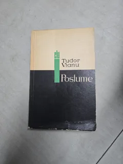 Postume - Tudor Vianu - cu semnatura lui Ion Caramitru