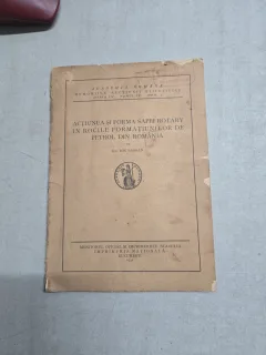 Acțiunea și forma sapei rotary în rocile formațiunilor de petrol din România - Ion Basgan - 1932