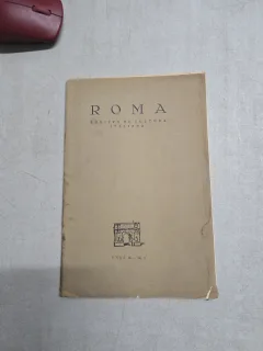 Roma - revista de cultura italiana iulie-septembrie 1930