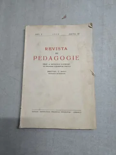 Revista de Pedagogie - Institutul Pedagogic Universitar Cernauti - C. Narly - caietul I-II/1932