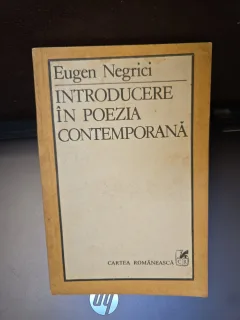 Introducere în poezia contemporană - Eugen Negrici