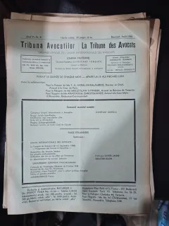 Tribuna Avocatilor nr. 8/august 1938