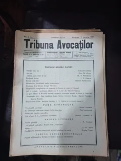 Tribuna Avocaților nr. 1/15.01.1935