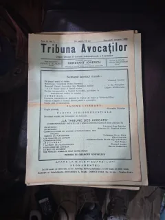 Tribuna Avocaților nr. 1/ianuarie 1936