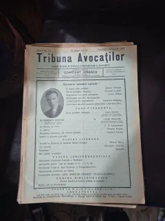 Tribuna Avocaților nr. 10/octombrie 1935