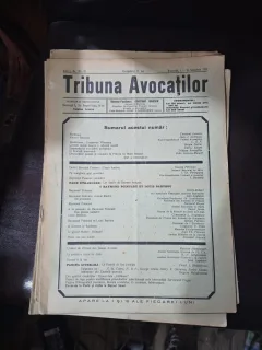 Tribuna Avocaților nr. 20-21/1-15 noiembrie 1934