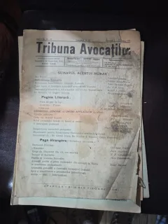 Tribuna Avocatilor nr. 17-19/1-15 octombrie 1934