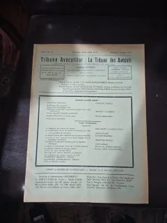 Tribuna Avocatilor nr. 10/octombrie 1938