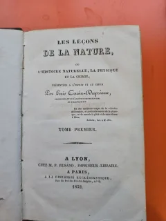 Les leçons de la nature - Louis Cousin-Despériaux - vol. I