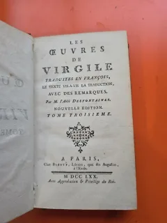 Les Œuvres de Virgile - M. l Abbé Desfontaines - vol. III