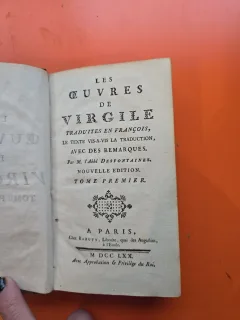 Les Œuvres de Virgile - M. l Abbé Desfontaines - vol. I