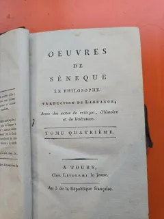 Oeuvres de Sénèque - Sénèque - vol. IV