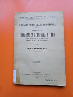 Exploatarea economică a țării - Ilie I. Georgianu