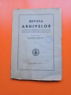 Revista Arhivelor VI.1 - Prof. Aurelian Sacerdoteanu