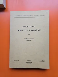 Buletinul Bibliotecii Române  - Institutul Român de Cercetări - Freiburg - VOL. VIII(XII)