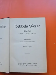 Hebbels Werke - Theodor Poppe