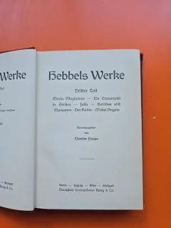 Hebbels Werke - Theodor Poppe