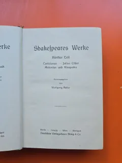 Shakespeare s Werke - William Shakespeare