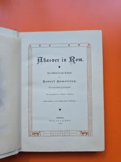 Ahasver in Rom - Robert Hamerling