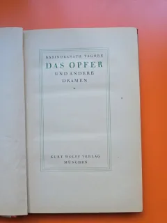 Das Opfer und andere Dramen - Rabindranath Tagore