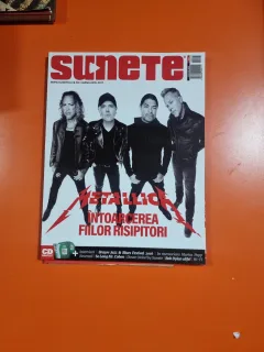 Revista Sunete - Iarna 2016-2017 - articol principal Metallica, intoarcerea fiilor risipitori (fara CD)