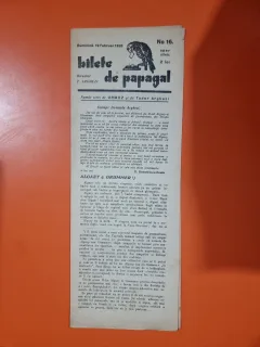 Bilete de papagal - no 16 / 19 februarie 1928