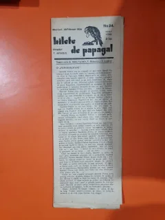 Bilete de papagal - no 24 / 29 februarie 1928