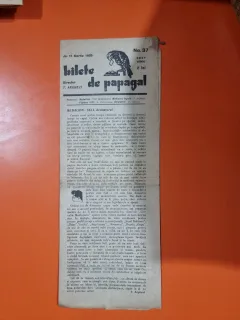 Bilete de papagal - no 37 / 15 martie 1928