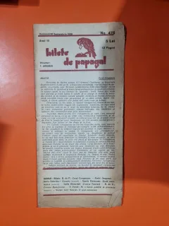 Bilete de papagal - no 476 / 28 septembrie 1930