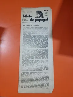 Bilete de papagal - no 56 / 5 aprilie 1928