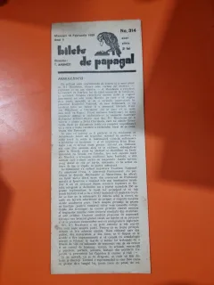 Bilete de papagal - no 314 / 13 februarie 1929