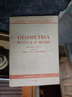 Geometria plană și în spațiu - N/A