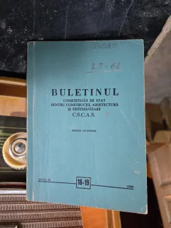 Buletinul Comitetului de Stat pentru Construcții, Arhitectură și Sistematizare - C.S.C.A.S.