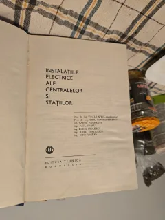 Instalațiile electrice ale centralelor și stațiilor - Vasile Nitu, Emil Constantinescu, Carol Negreanu, Paul Rășcu, Boris Stoleru, Mihai Vintilescu, Dinu Voinea