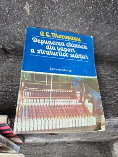 Depunerea chimică din vapori a stratului subțiri - C.E. Moroșanu