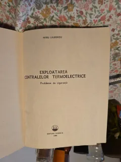 Exploatarea centralelor termoelectrice - Petru Laurentiu
