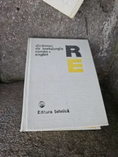 Dicționar de metalurgie română-englez - Necunoscut