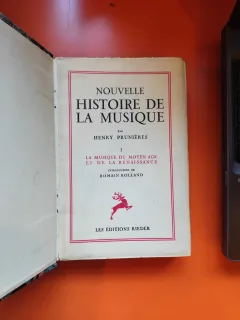 Nouvelle Histoire de la Musique - Henry Prunières