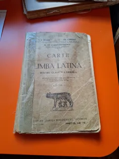 Carte de limba latină clasa IV-liceala (editia I) - I. I. Bujor, Fr. Chiriac, D. St. Constantinescu