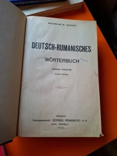 Deutsch-Rumänisches Wörterbuch - Maximilian W. Schroff