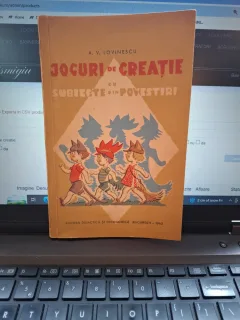 Jocuri de creatie cu subiecte din povestiri - A. V. Lovinescu