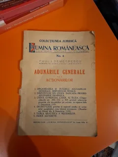 Adunările generale ale acționarilor - Pauli Demetrescu