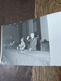 Fotografie din perioada comunista , Discurs tinut de Nicolae Ceausescu
