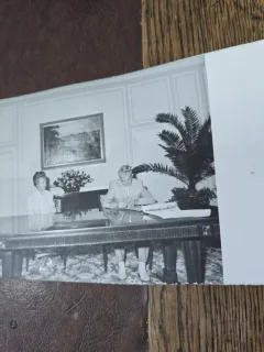 Fotografie din perioada comunista , Nicolae Ceausescu impreuna cu Elena Ceausescu