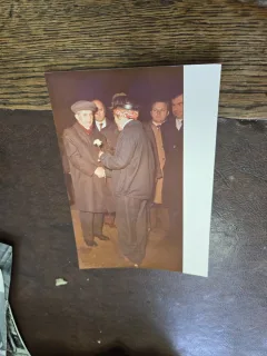 Fotografie , Nicolae Ceausescu, adunare din perioada comunista