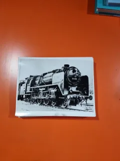 Fotografie Locomotiva de muzeu Br 62015 in Belgershain / 1981
