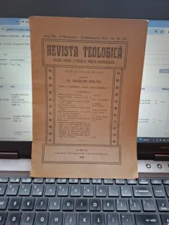 Revista Teologică - Dr. Nicolae Bălan