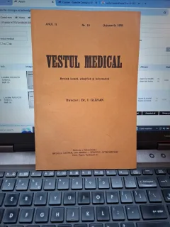 Vestul Medical , anul II , nr.10 , octombrie 1936 - Dr. I. Glavan