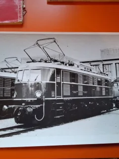 Fotografie Expozitie 100 de ani locomotive electrice Munchen 1979 DRG E1912 - 